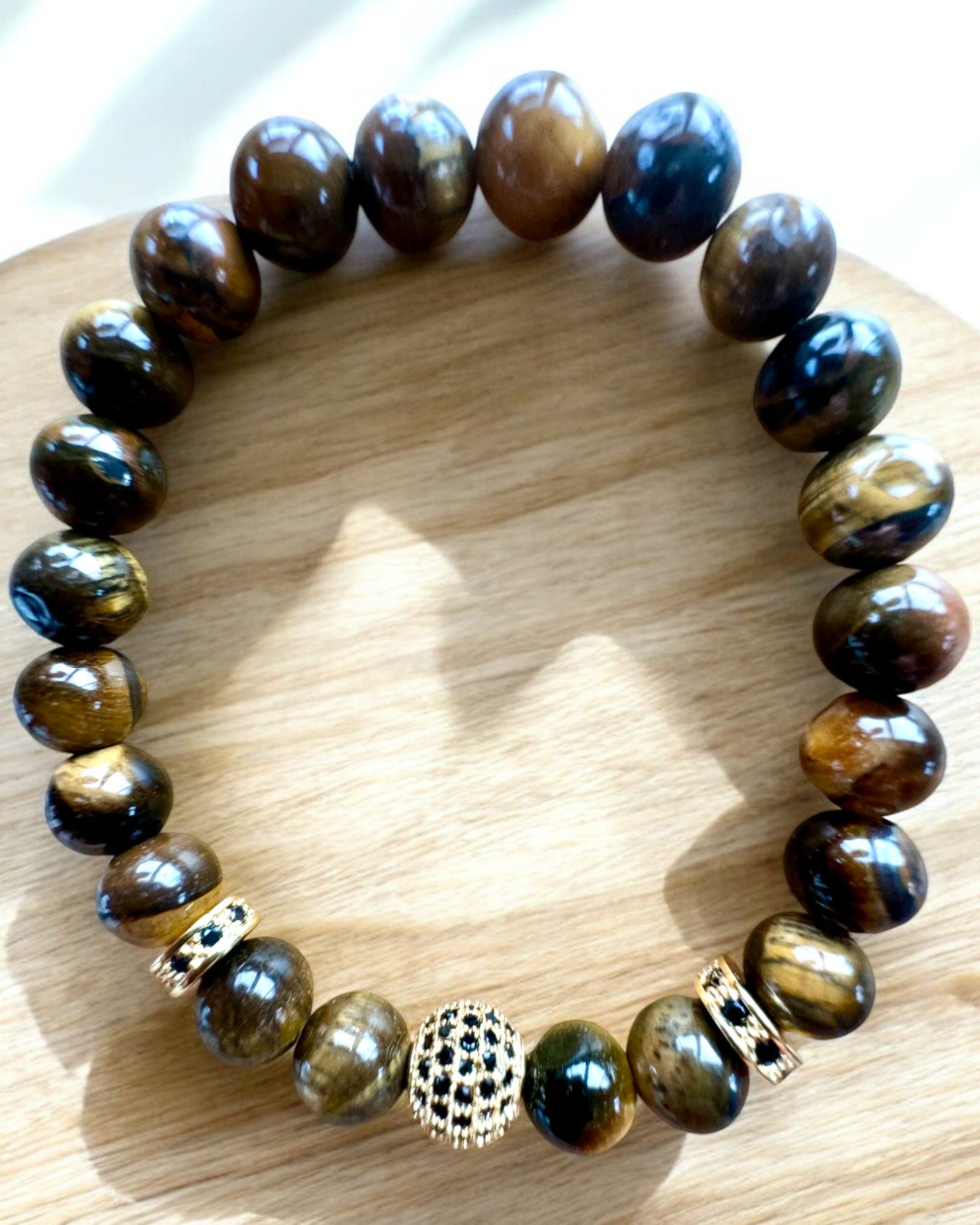 Conjunto de 2 Pulseiras "Golden Eye"