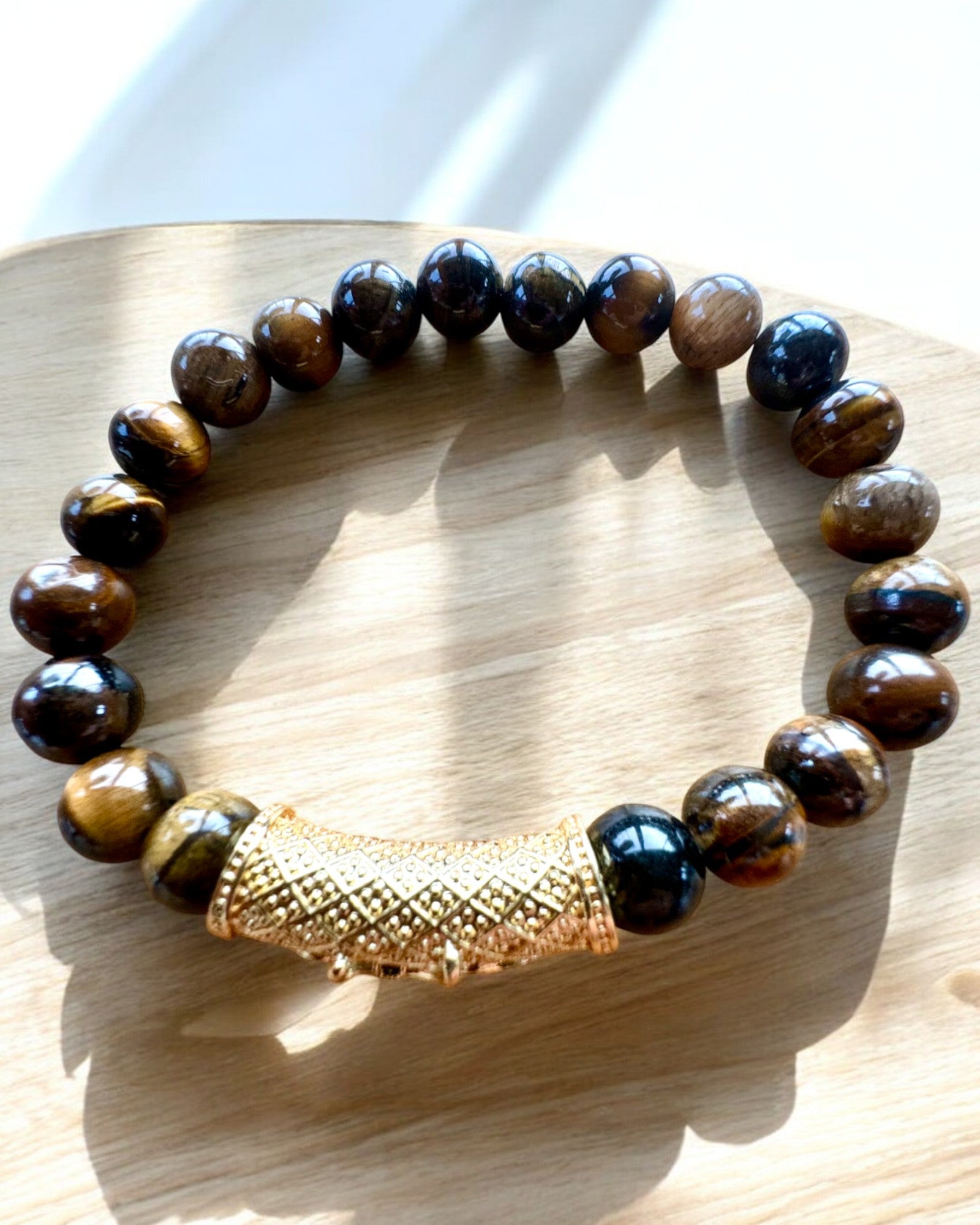 Conjunto de 2 Pulseiras "Golden Eye"