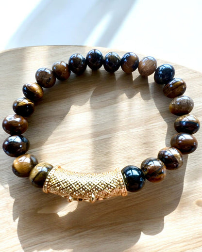 Conjunto de 2 Pulseiras "Golden Eye"