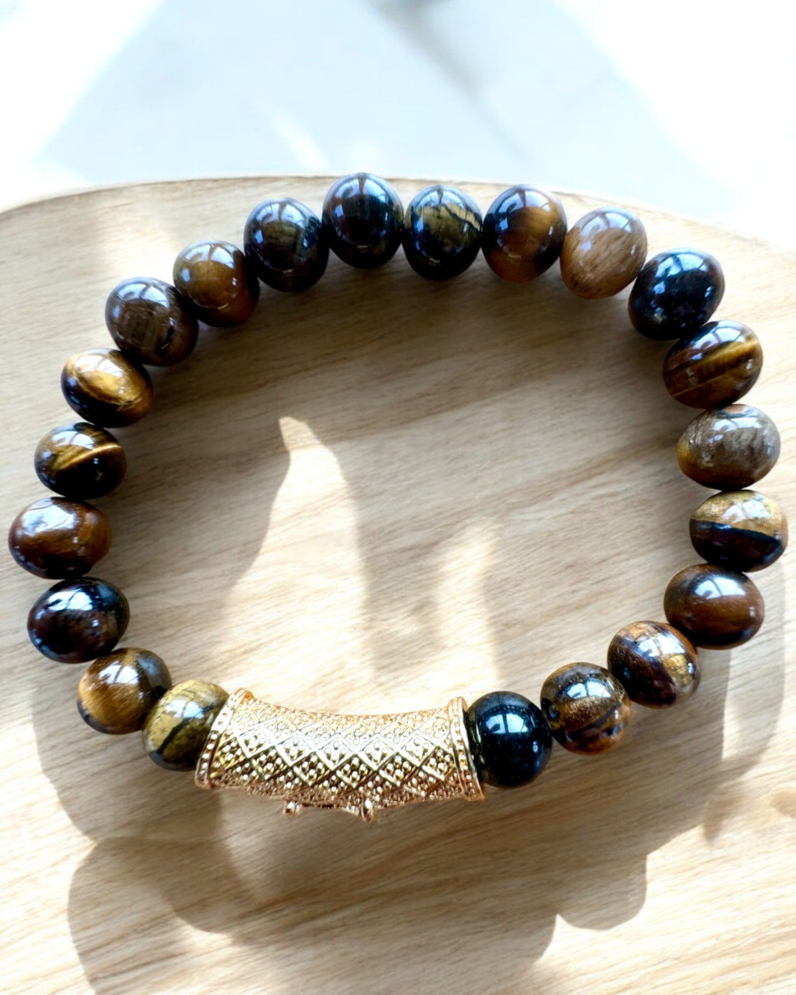 Conjunto de 2 Pulseiras "Golden Eye"