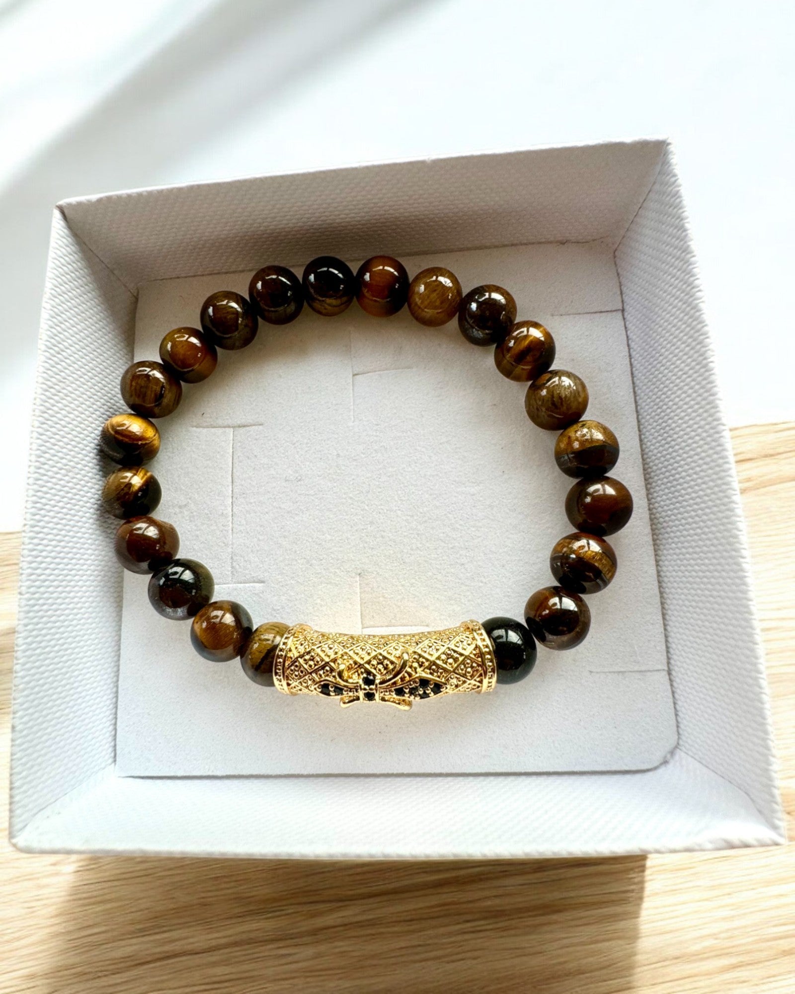 Conjunto de 2 Pulseiras "Golden Eye"