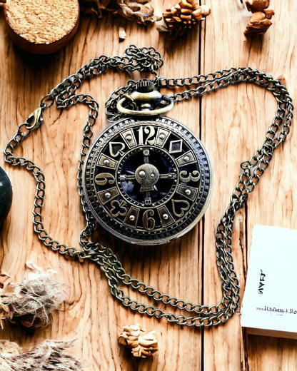 Relógio de Bolso "Heritage Timekeeper" Presente personalizado com gravação