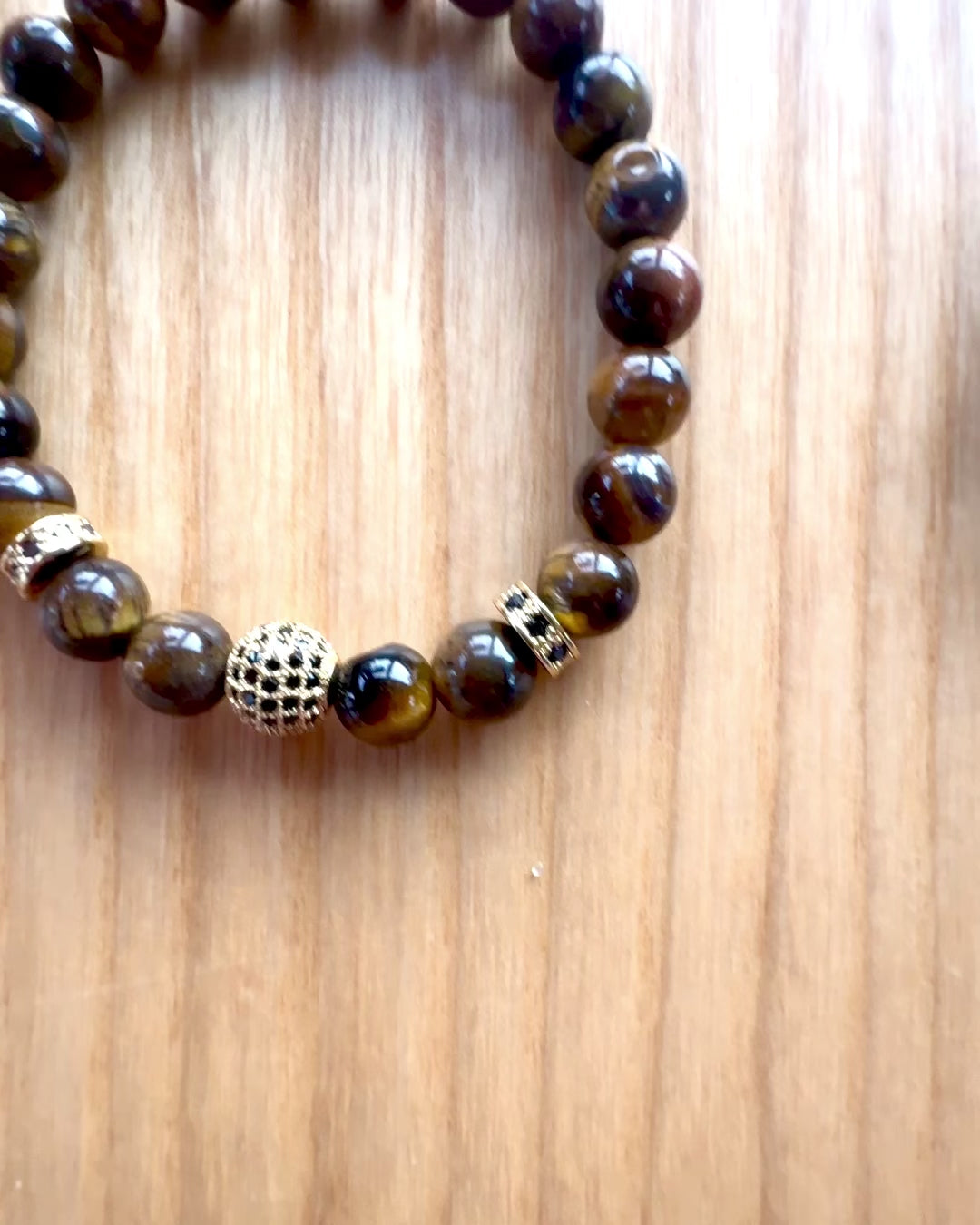 Conjunto de 2 Pulseiras "Golden Eye"