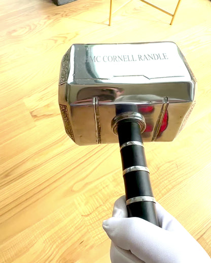 Martelo de Thor "Chefe" - Martelo Artesanal Feito à Mão, personalização com gravação para presente