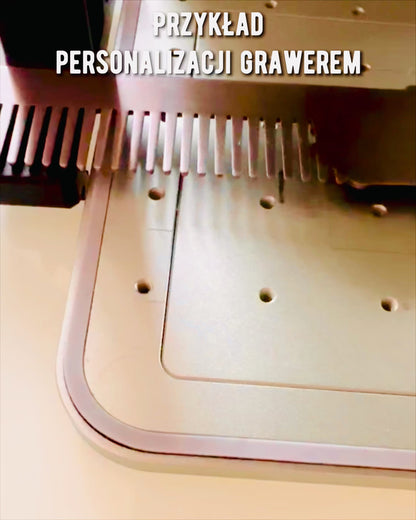 GroomMaster - Pente Metálico Elegante com Gravação, personalização com gravação