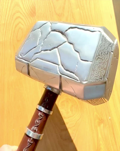 Martelo de Thor "Chefe" - Martelo Artesanal Feito à Mão, personalização com gravação para presente